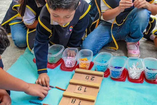 Párvulos Montessori Class